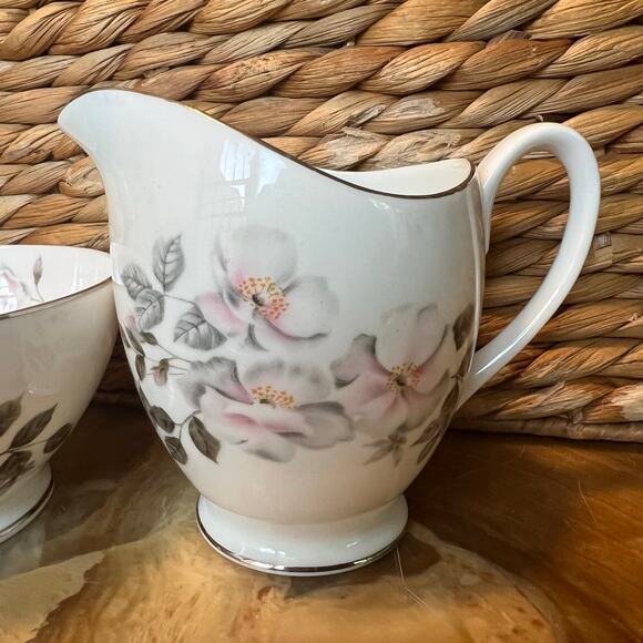 Silver Rose Cream & Sugar - Picture 2 of 7